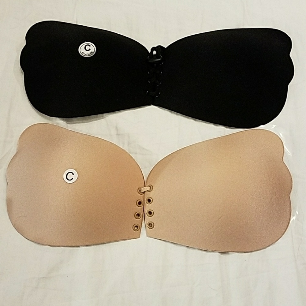 Cleavage Couture Strapless Sticky Wing Style
